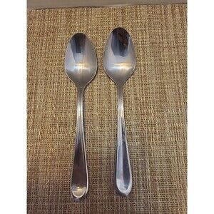 Hampton Silversmiths Stainless Steel #026 Tablespoons Lot Of 2